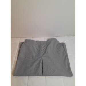 Alfred Dunner Womens Seersucker Capri Pants Size 18